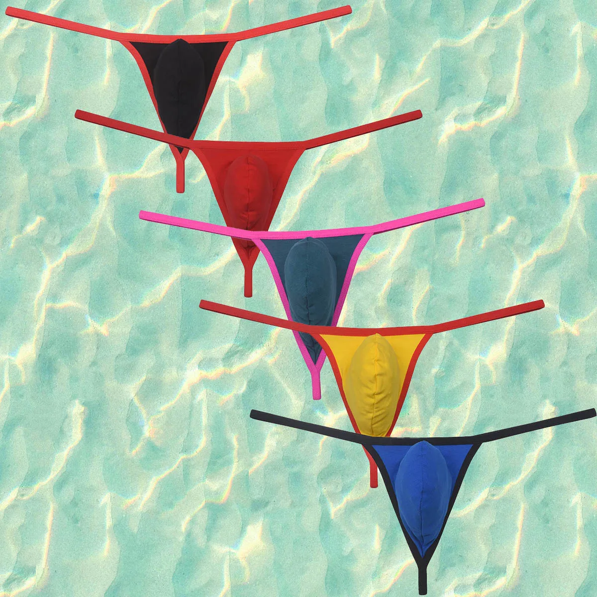 OROC Хлопковые стринги Мужское нижнее белье с выпуклым мешочком Мужские стринги Дышащие эластичные микротанга Мини-трусы с Т-образной спинкой Пляжные трусы Get To Tan
OROC Хлопковые стринги Мужское нижнее белье с выпуклым мешочком Мужские стринги Дышащие эластичные микротанга Мини-трусы с Т-образной спинкой Пляжные трусы Get To Tan