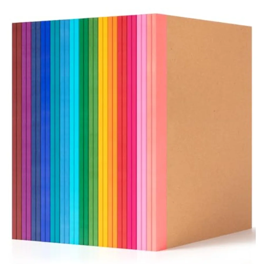 30 Pack Lined Notebook Journals Bulk, A5 College Ruled Composition Notebook, 8.3"x 5.5", Kraft Cover with Spines, 15 Colors 60
30 Pack Lined Notebook Journals Bulk, A5 College Ruled Composition Notebook, 8.3"x 5.5", Kraft Cover with Spines, 15 Colors 60