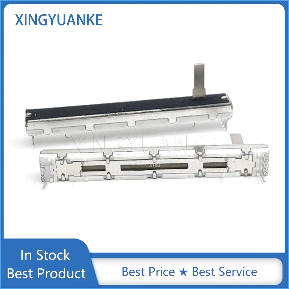 3PCS 75MM Mixer Fader Dual Channel A20K A203 7.5CM Straight Slide Potentiometer 6Pins Handle Length 15MM White With Bracket
3PCS 75MM Mixer Fader Dual Channel A20K A203 7.5CM Straight Slide Potentiometer 6Pins Handle Length 15MM White With Bracket