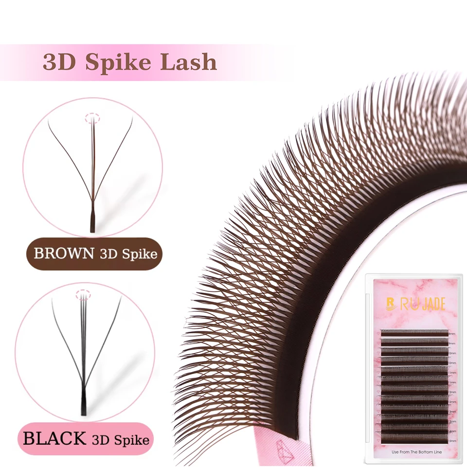 RUJADE New W Shaped Clover Lashes Black Brown 3D 4D 5DW Premade Bloom Fans Fairy Eyelash Extension Natural Soft Makeup Lashese
RUJADE New W Shaped Clover Lashes Black Brown 3D 4D 5DW Premade Bloom Fans Fairy Eyelash Extension Natural Soft Makeup Lashese