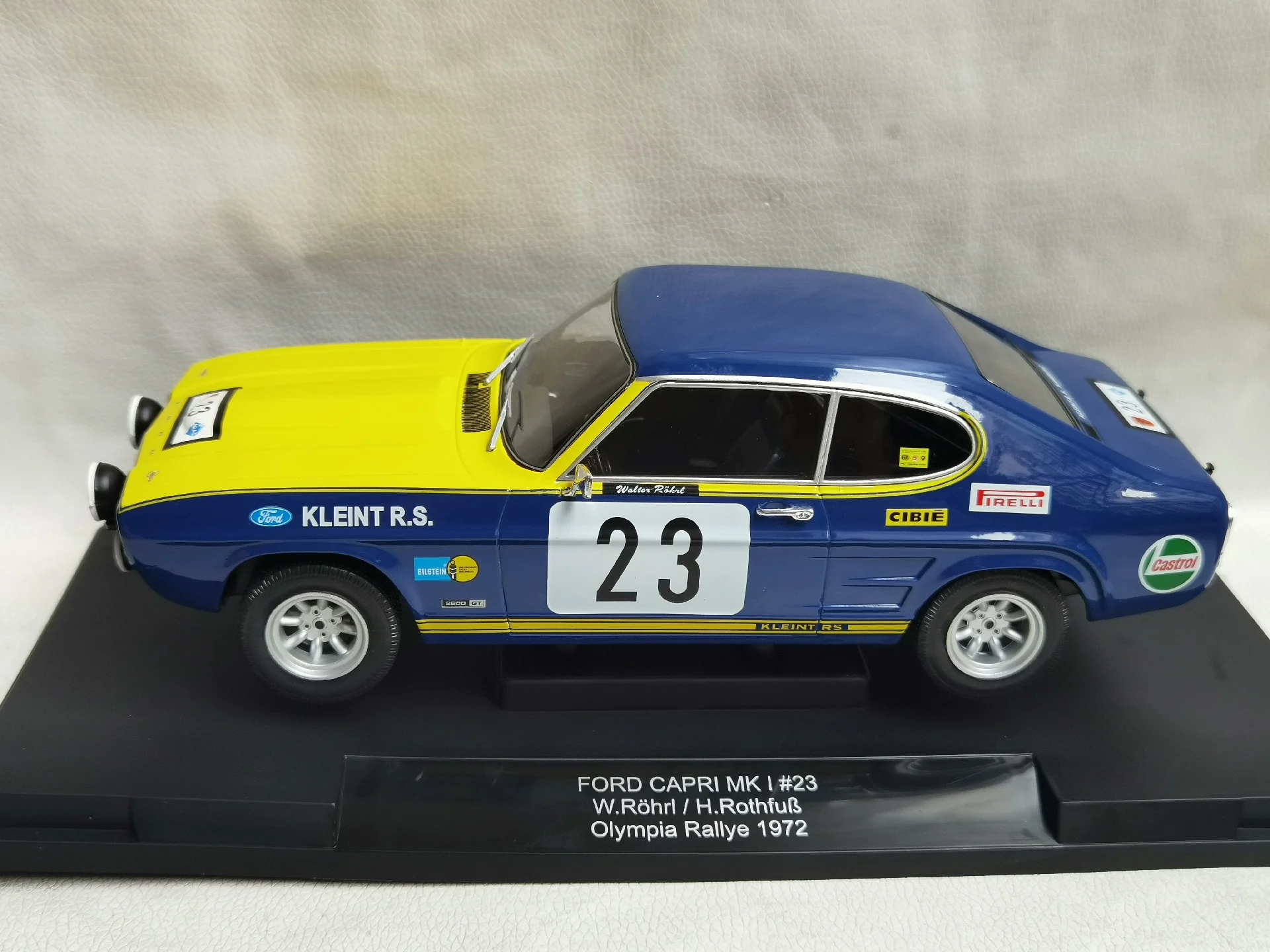 Diecast MCG 1/18 Scale FORD CAPRI MK I #23 1972 Alloy Car Model Collectible Toy Gift Souvenir Display Ornaments
Diecast MCG 1/18 Scale FORD CAPRI MK I #23 1972 Alloy Car Model Collectible Toy Gift Souvenir Display Ornaments