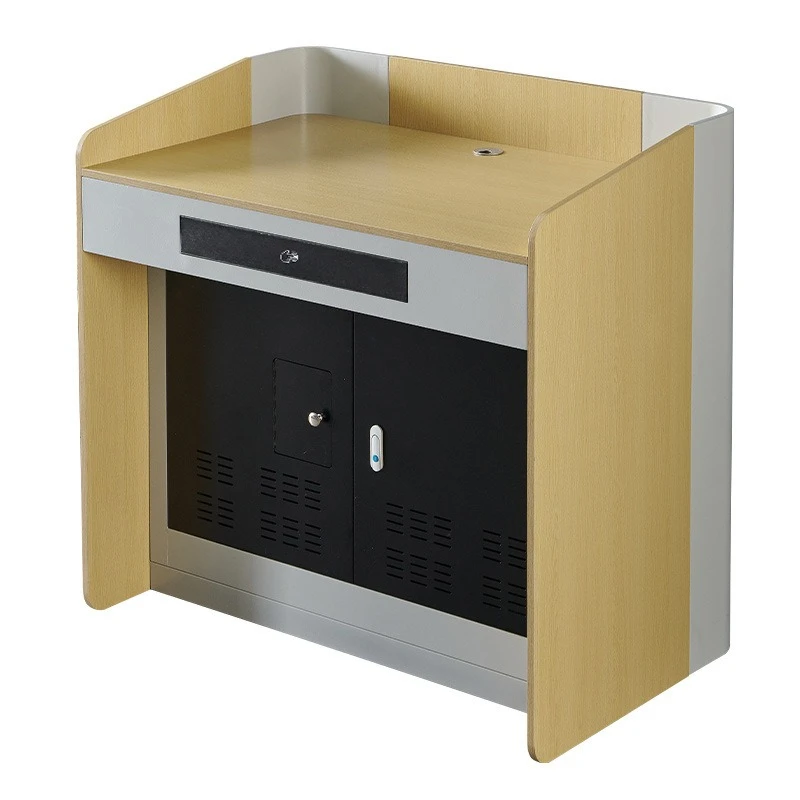 School classroom multimedia podium training conference podium table host speech table simple fashion reception desk
School classroom multimedia podium training conference podium table host speech table simple fashion reception desk