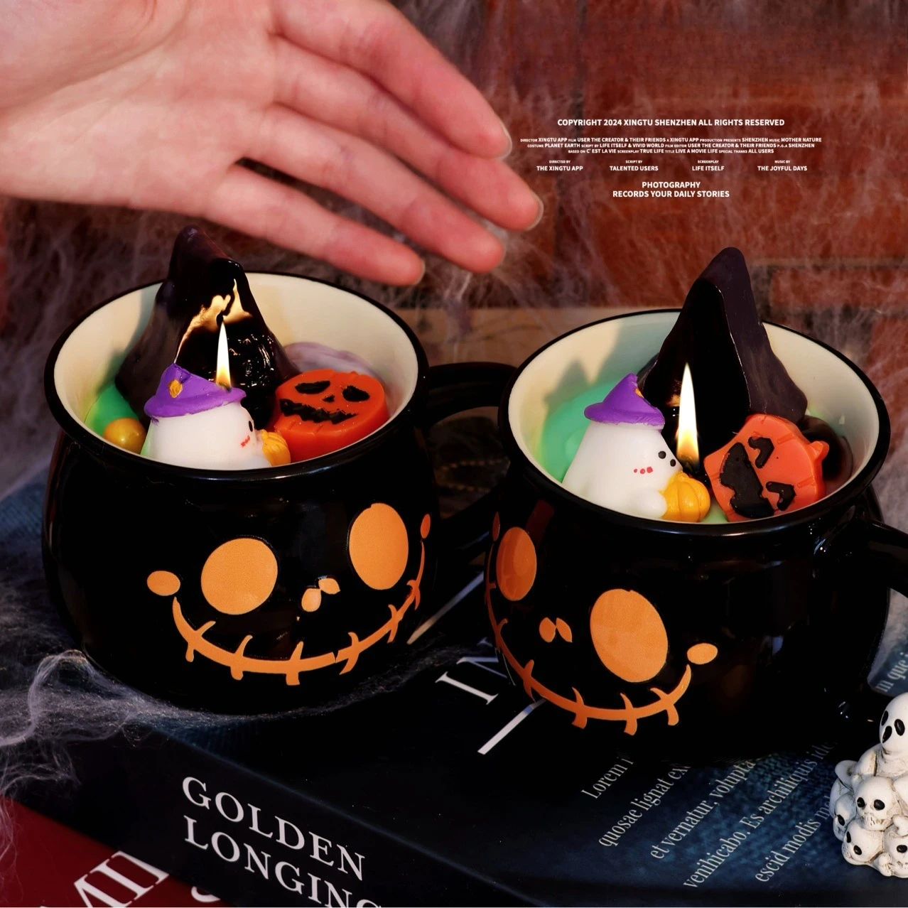 Halloween Aromatic Candles Pumpkin Ghost Themed Decorative Candle for Ambience Home Decoration Souvenir Gifts Halloween Presents
Halloween Aromatic Candles Pumpkin Ghost Themed Decorative Candle for Ambience Home Decoration Souvenir Gifts Halloween Presents