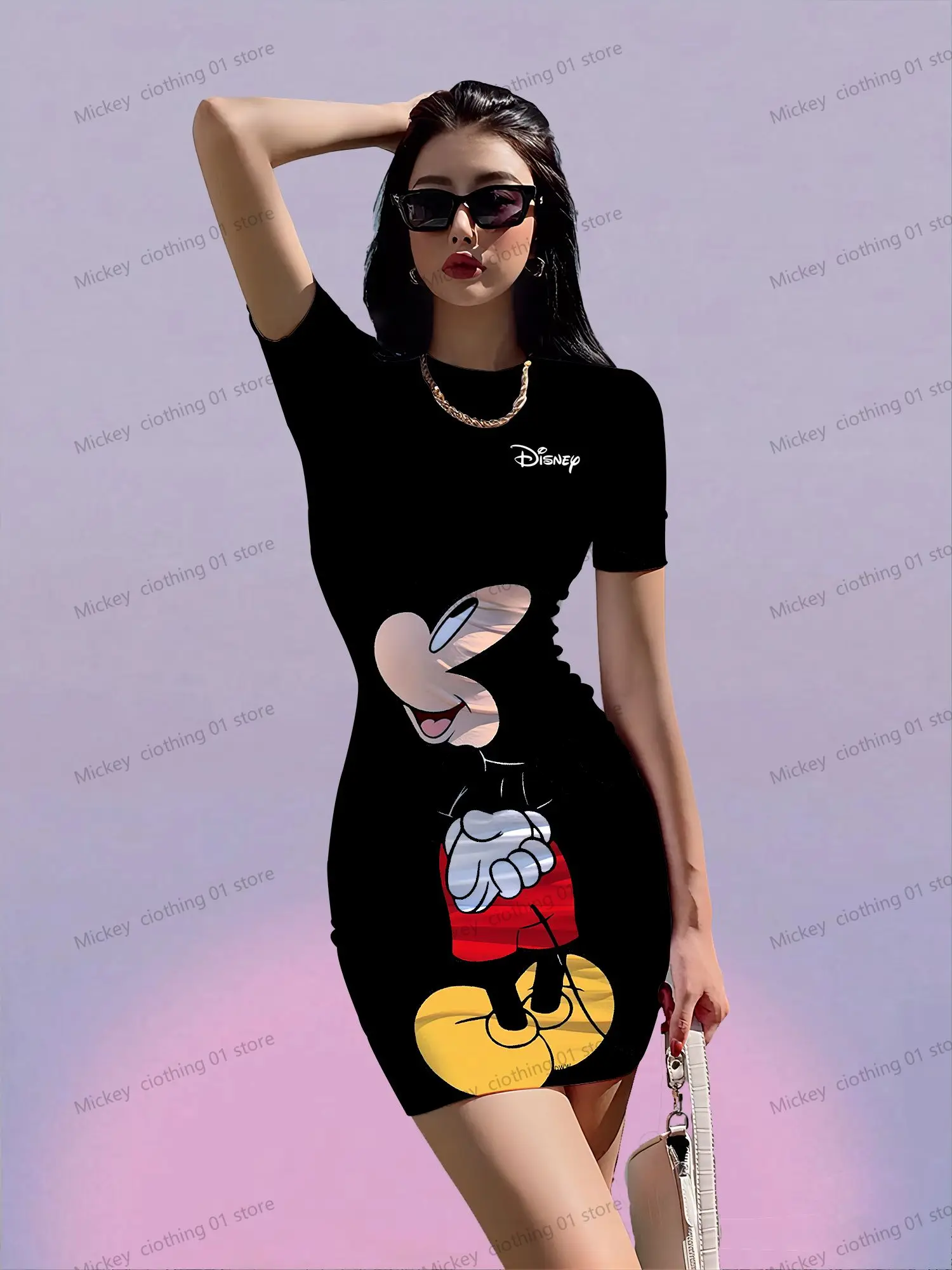 Disney Streetwear Mickey Minnie Mouse Midi Dresses Women's Short Sleeved Hip Dresses New Summer Woman Clothes Cute 2024 Y2k Sexy
Disney Streetwear Mickey Minnie Mouse Midi Dresses Women's Short Sleeved Hip Dresses New Summer Woman Clothes Cute 2024 Y2k Sexy