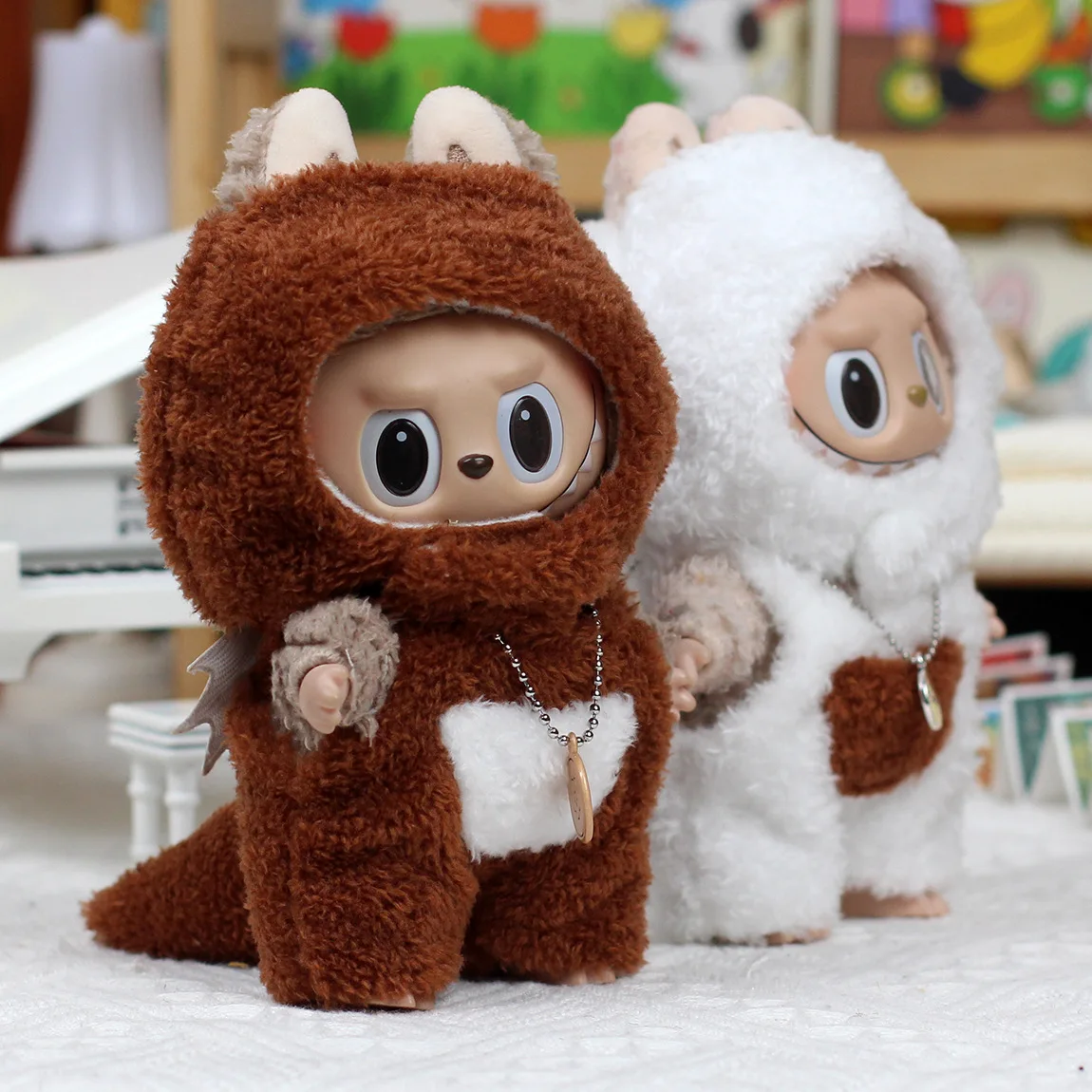 17cm Labubu Clothes Pendant Doll Outfit Clothes Monster Tail Heart Labubu Change To Zimomo Angel Cute Doll Clothes Toy Gift
17cm Labubu Clothes Pendant Doll Outfit Clothes Monster Tail Heart Labubu Change To Zimomo Angel Cute Doll Clothes Toy Gift