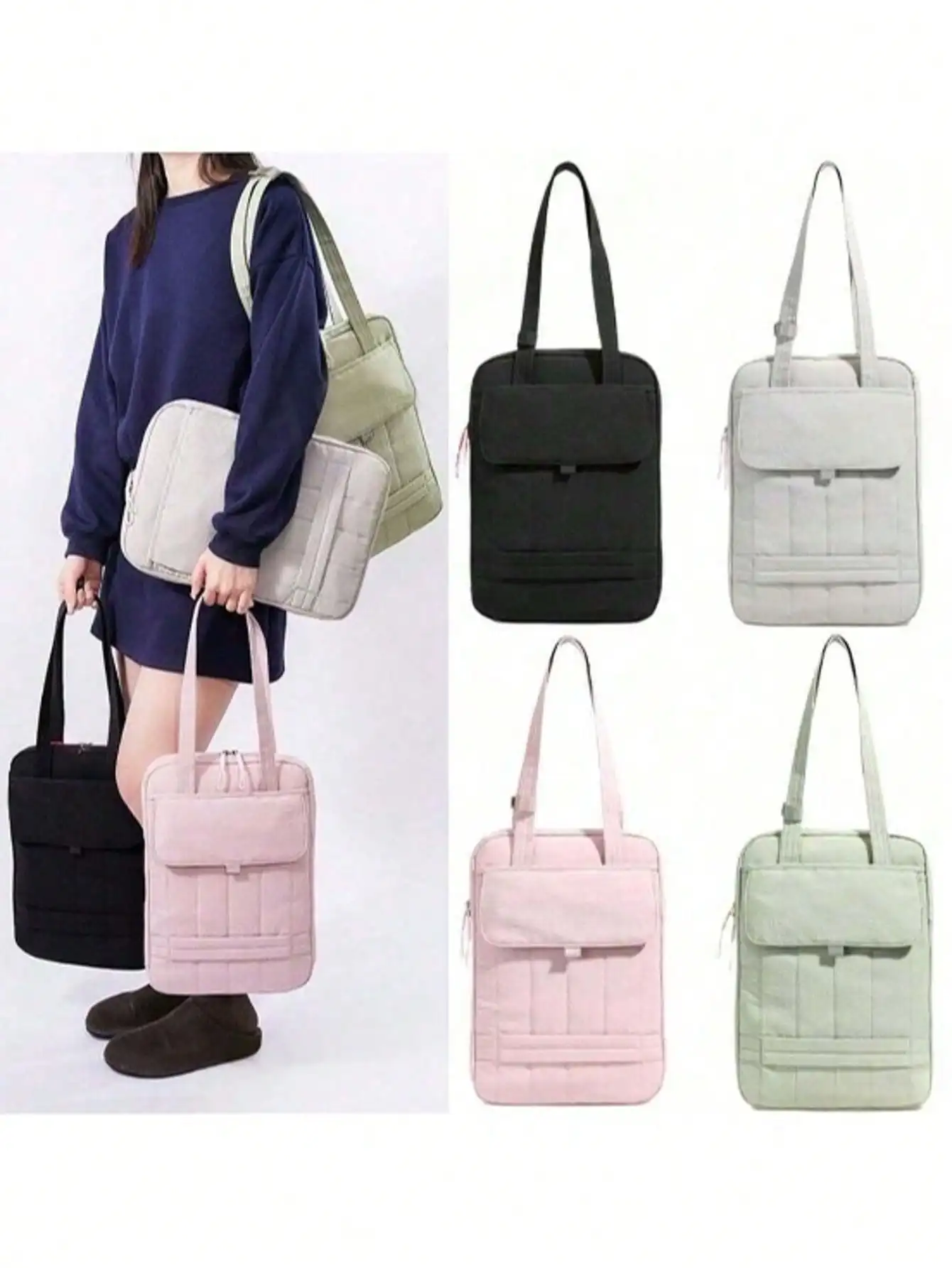 Versatile Laptop Bag One-Shoulder Handheld Bag 13.3 14 15 Inch For Macbook Air 13 Pro Business Commute Canvas Simple Tote Bag
Versatile Laptop Bag One-Shoulder Handheld Bag 13.3 14 15 Inch For Macbook Air 13 Pro Business Commute Canvas Simple Tote Bag