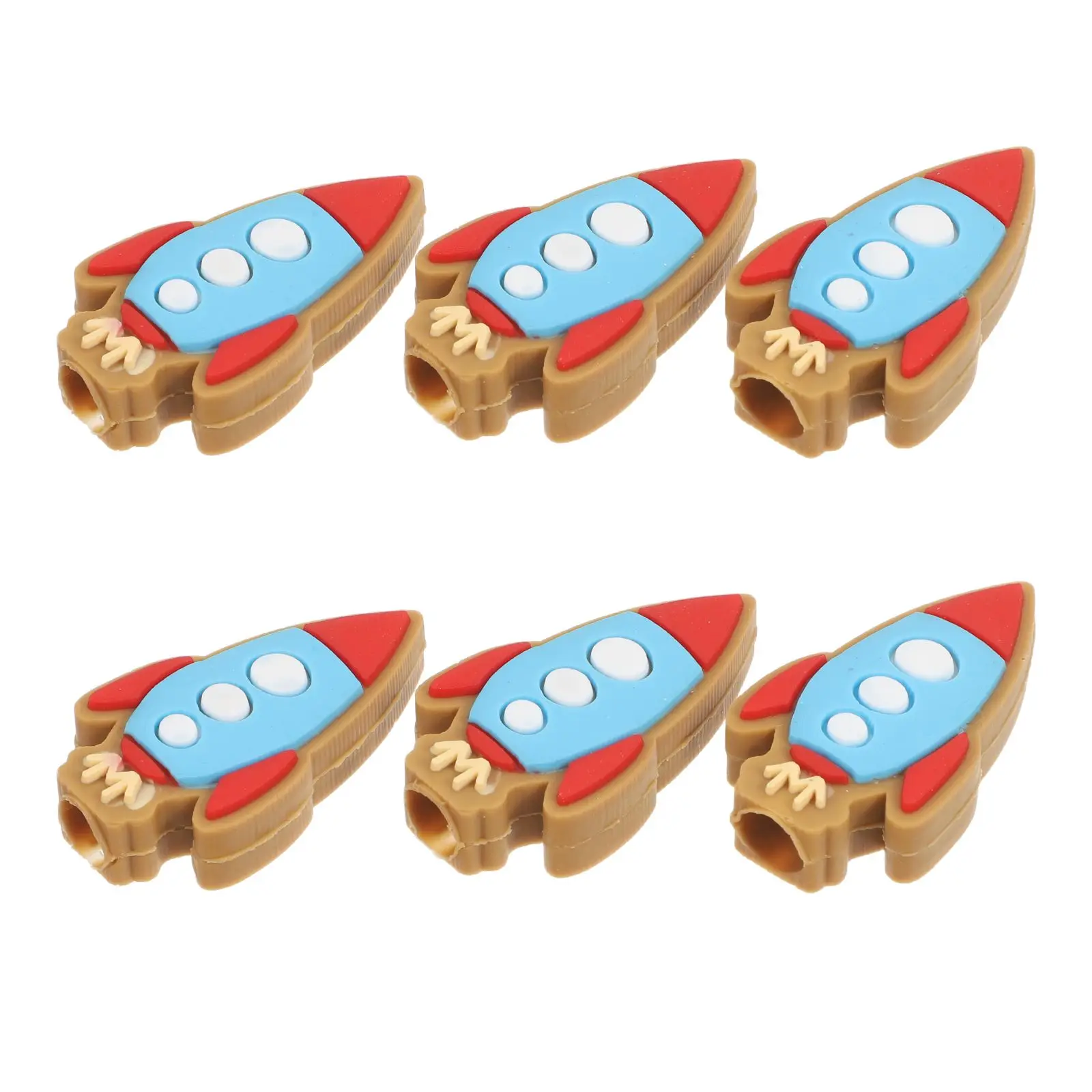 6 Pcs Pencil Cap Protector Cute Cartoon Rocket PVC Flexible Extender Tips Covers School Office Home Use Practical Student
6 Pcs Pencil Cap Protector Cute Cartoon Rocket PVC Flexible Extender Tips Covers School Office Home Use Practical Student