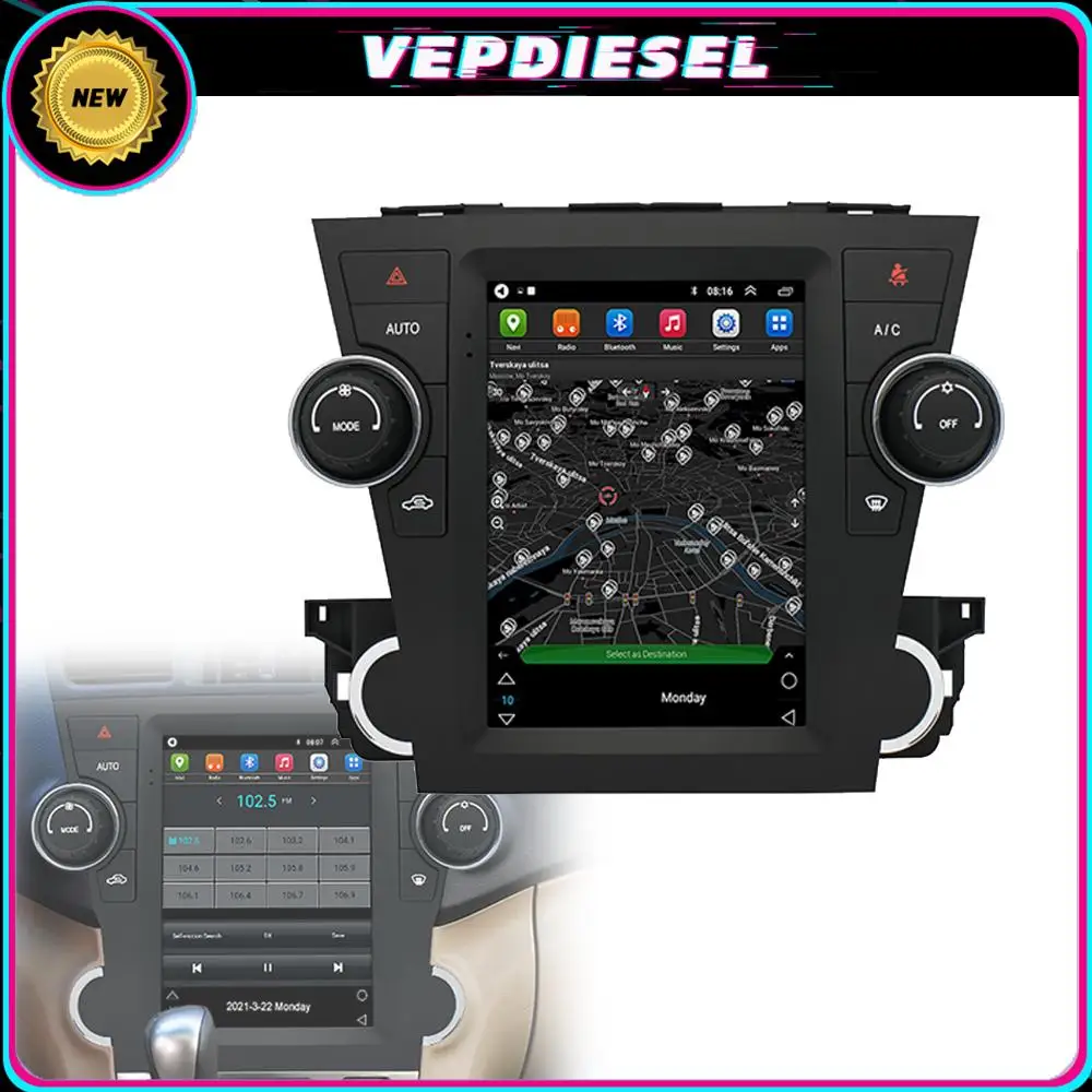 9,7 "2G 32G Carplay автомобильная стереосистема для Toyota Highlander 2008-13 автомобильная электроника автомобильная интеллектуальная система автомобильный мультимедийный плеер
9,7 "2G 32G Carplay автомобильная стереосистема для Toyota Highlander 2008-13 автомобильная электроника автомобильная интеллектуальная система автомобильный мультимедийный плеер