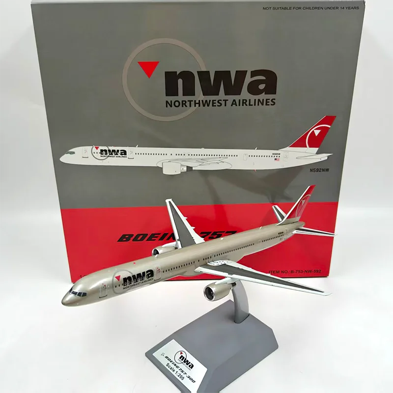Diecast 1:200 Scale B757-300 N592NW Aircraft Alloy Model For Toys Gifts Collection Adult Souvenir Decoration
Diecast 1:200 Scale B757-300 N592NW Aircraft Alloy Model For Toys Gifts Collection Adult Souvenir Decoration