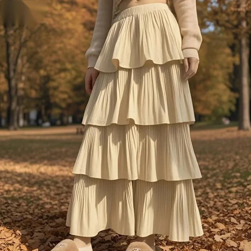 Elegant Style High Waist Velvet Solid Color Midi Skirt For Women Autumn Winter New A-Line Pleated Layered Skirts 16OTQCL
Elegant Style High Waist Velvet Solid Color Midi Skirt For Women Autumn Winter New A-Line Pleated Layered Skirts 16OTQCL