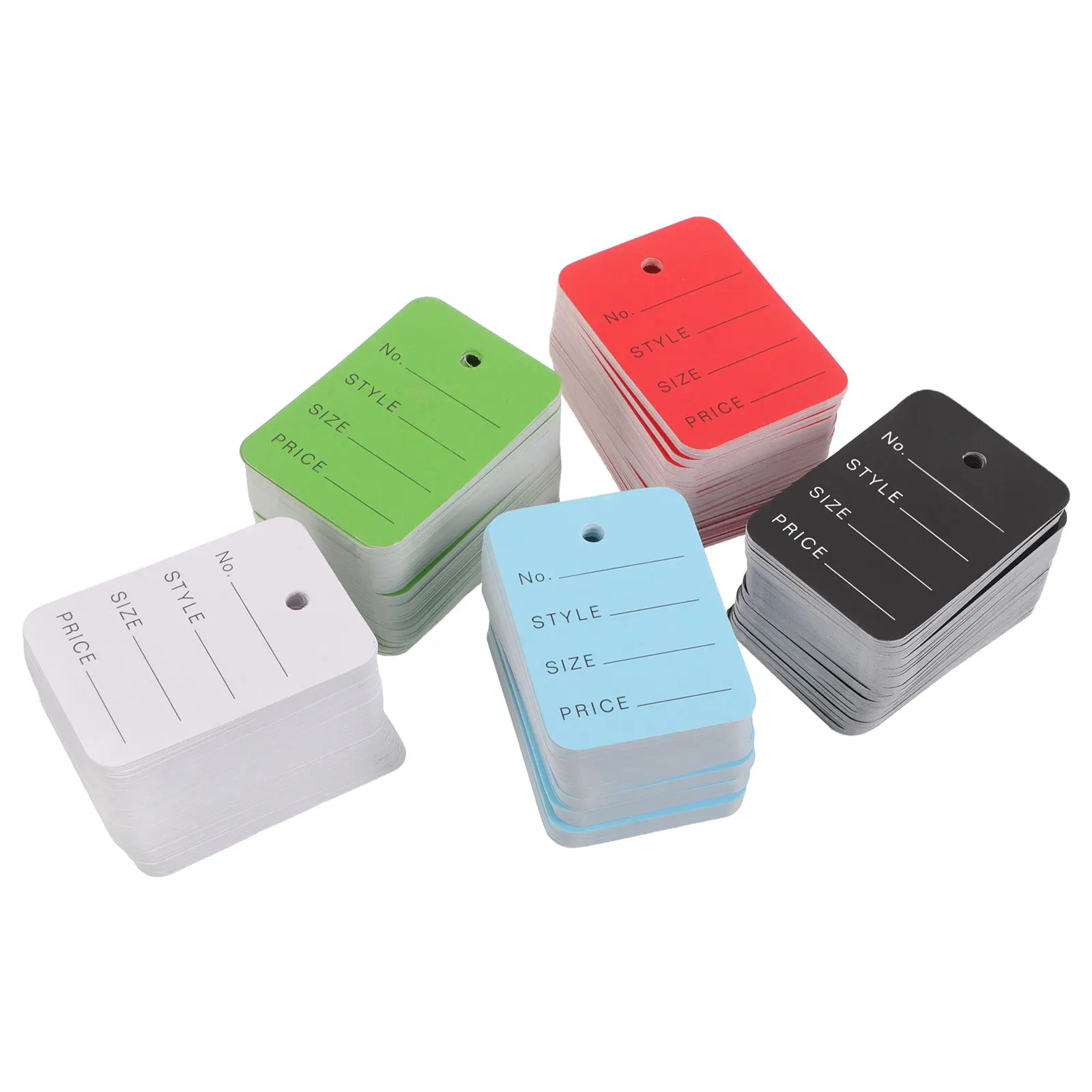 500Pcs Assorted Color Blank Merchandise Tags Small Size Pre-Punched Hanging Labels for Retail Clothing Jewelry Bags Name Price
500Pcs Assorted Color Blank Merchandise Tags Small Size Pre-Punched Hanging Labels for Retail Clothing Jewelry Bags Name Price