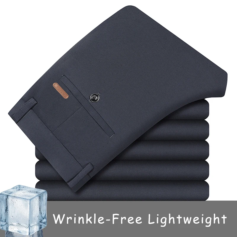 Men's Casual Business Pants Stretch Dress Pants Spring Summer Lightweight Work Chino Pants Daily Party Grey Trousers
Men's Casual Business Pants Stretch Dress Pants Spring Summer Lightweight Work Chino Pants Daily Party Grey Trousers