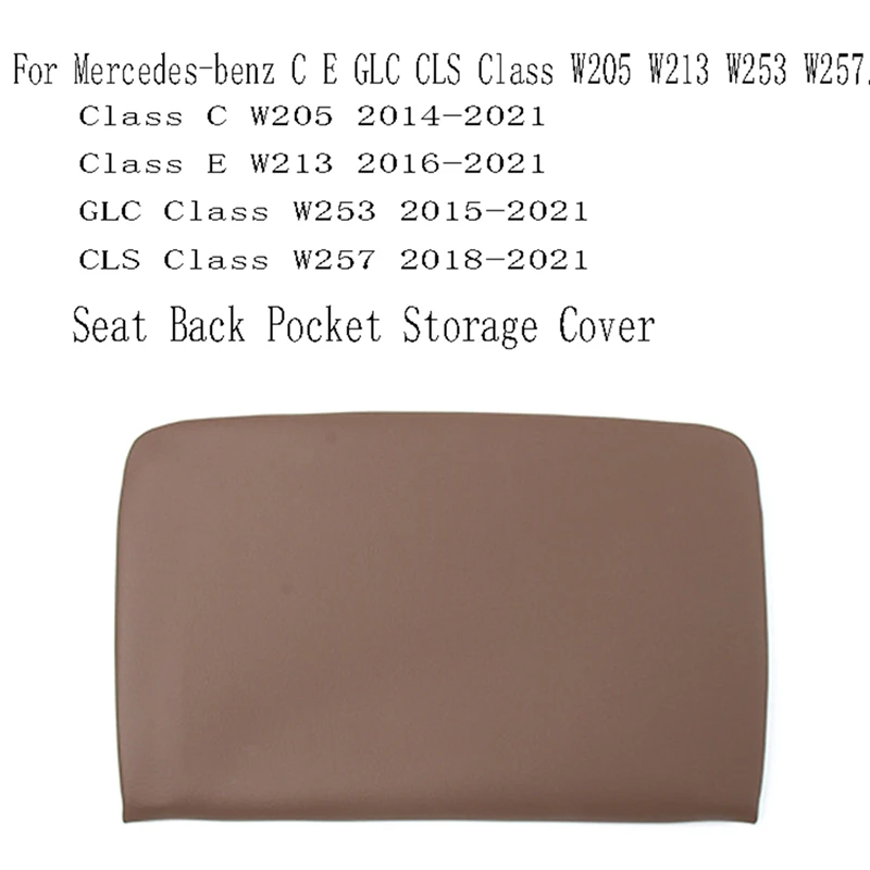 Car Front Seat Back Pocket Storage Cover Seat Back Storage Clip For Mercedes-Benz C E GLC CLS Class W205 W213 W253
Car Front Seat Back Pocket Storage Cover Seat Back Storage Clip For Mercedes-Benz C E GLC CLS Class W205 W213 W253
