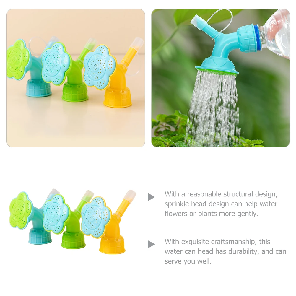 3pcs Watering Can Head Nozzle Sprayer Garden Flower Kettle Pot Bottle Irrigation Plant Durable Universal Design Plastic Bottle
3pcs Watering Can Head Nozzle Sprayer Garden Flower Kettle Pot Bottle Irrigation Plant Durable Universal Design Plastic Bottle