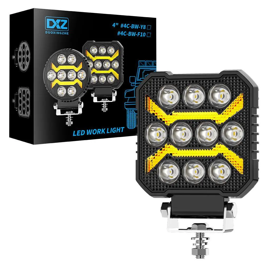 Volodymyr 4inch square led work light drl dual color off road vehicle light headlight
Volodymyr 4inch square led work light drl dual color off road vehicle light headlight