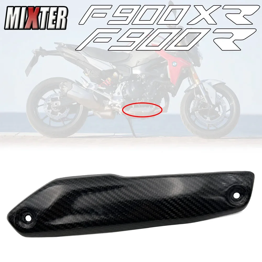 ,Motorcycle Real Carbon Fiber Slip On Exhaust Escape Systems Front Link Pipe Heat Shield Cover For BMW F900R F900XR 2020-2024
,Motorcycle Real Carbon Fiber Slip On Exhaust Escape Systems Front Link Pipe Heat Shield Cover For BMW F900R F900XR 2020-2024