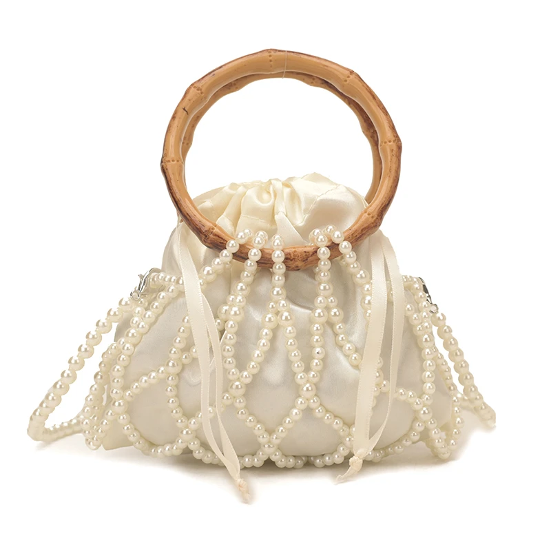 Elegant Retro Bamboo Beaded Satin Women's Handbag Tassel Detail Solid Design Shoulder Bag Occasions Daily Outings Crossbody Bags
Elegant Retro Bamboo Beaded Satin Women's Handbag Tassel Detail Solid Design Shoulder Bag Occasions Daily Outings Crossbody Bags