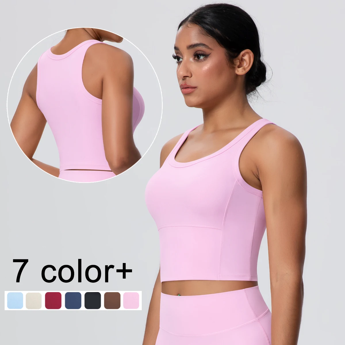 Женский сплошной цвет, сексуальный спортивный жилет для йоги, летний тренажерный зал, противоударный топ для тренировок, бюстгальтер для йоги, нижнее белье с накладкой на грудь
Женский сплошной цвет, сексуальный спортивный жилет для йоги, летний тренажерный зал, противоударный топ для тренировок, бюстгальтер для йоги, нижнее белье с накладкой на грудь