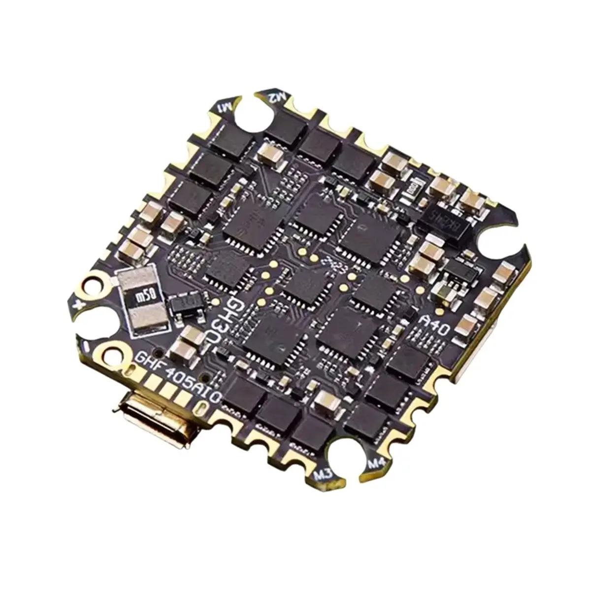 FUA@ GHF405AIO-HD Betaflight F405 OSD Flight Controller W/ 40A ESC PWM Dshot600 2-6S for Toothpick RC FPV Racing Drone Parts
FUA@ GHF405AIO-HD Betaflight F405 OSD Flight Controller W/ 40A ESC PWM Dshot600 2-6S for Toothpick RC FPV Racing Drone Parts