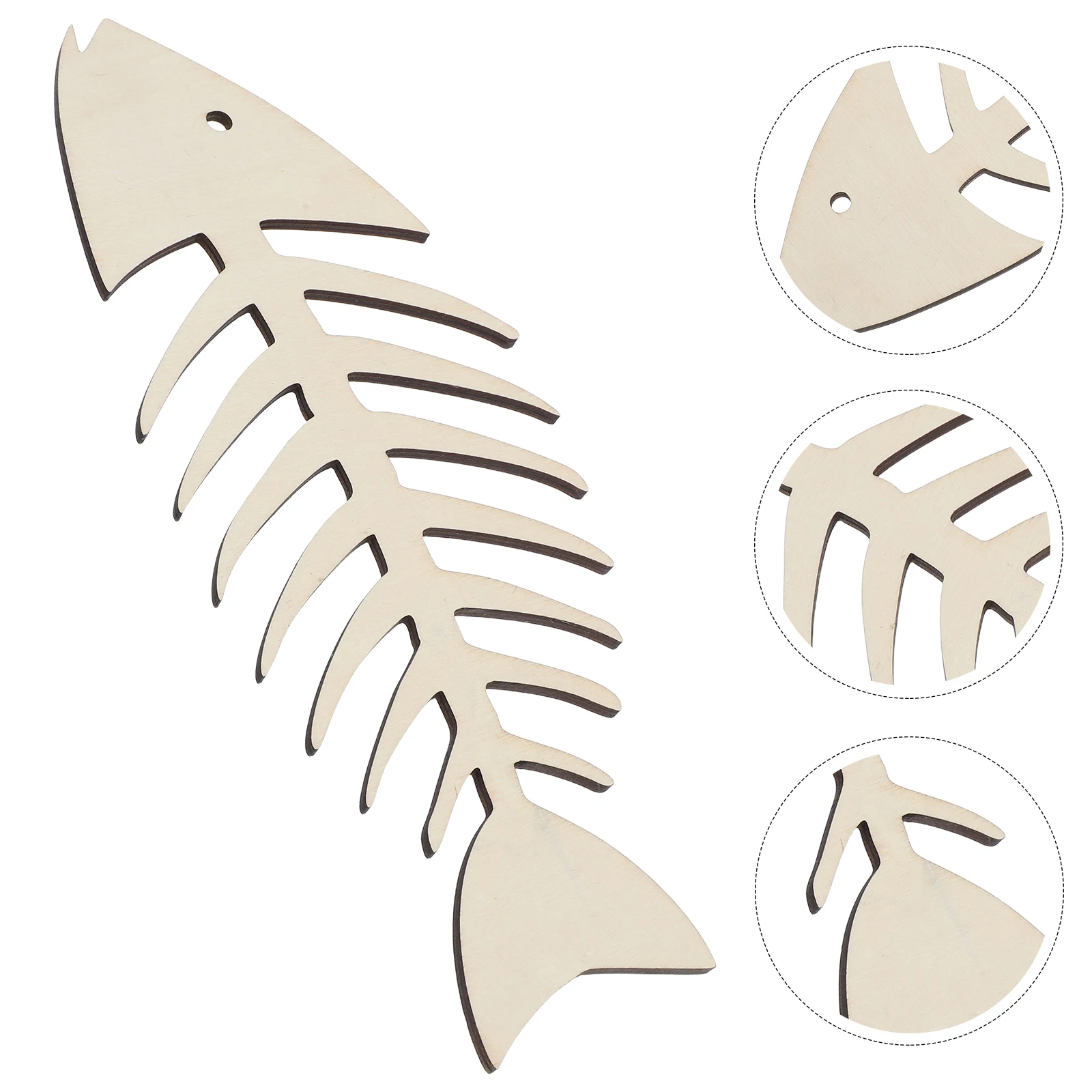 Wooden Fish Bone Wall Hanging Farmhouse Decor Beach Decorations for Home Shaped Pendant Seaside Ornaments
Wooden Fish Bone Wall Hanging Farmhouse Decor Beach Decorations for Home Shaped Pendant Seaside Ornaments