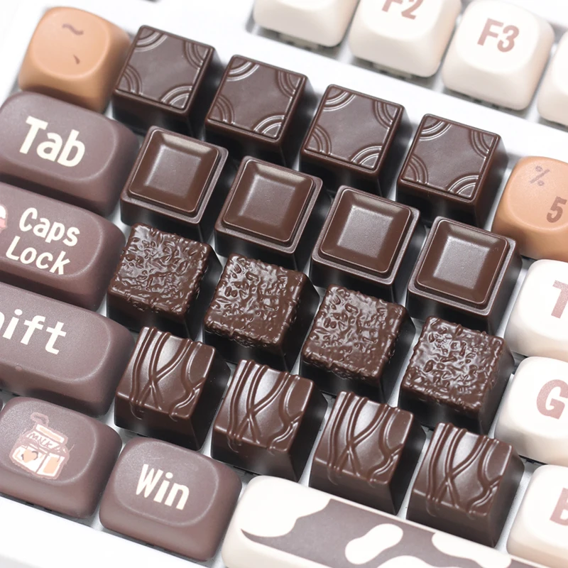 Chocolate Coffee Cute Theme Keycaps Set 3D Resin Artisan Key Caps Custom Original Handmade Keycap for Mechanical Keyboard Gift
Chocolate Coffee Cute Theme Keycaps Set 3D Resin Artisan Key Caps Custom Original Handmade Keycap for Mechanical Keyboard Gift