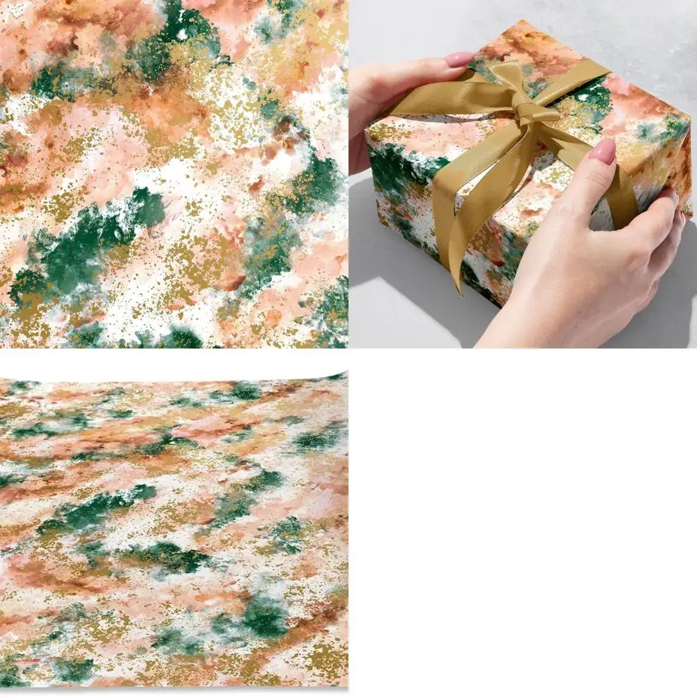 8 Rolls 5ft x 30in Watercolor Abstract Gift Wrap Paper
8 Rolls 5ft x 30in Watercolor Abstract Gift Wrap Paper