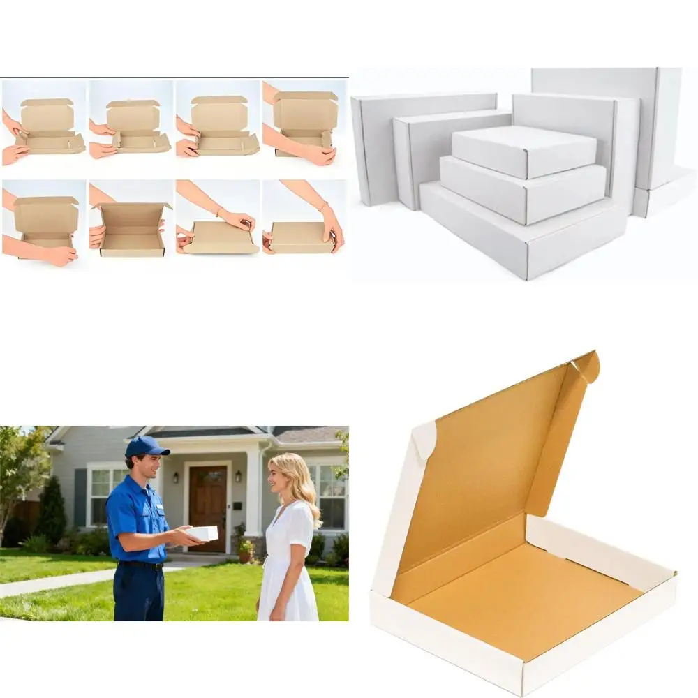 50 Pack 13x11x2 White Corrugated Small Business Shipping Boxes
50 Pack 13x11x2 White Corrugated Small Business Shipping Boxes
