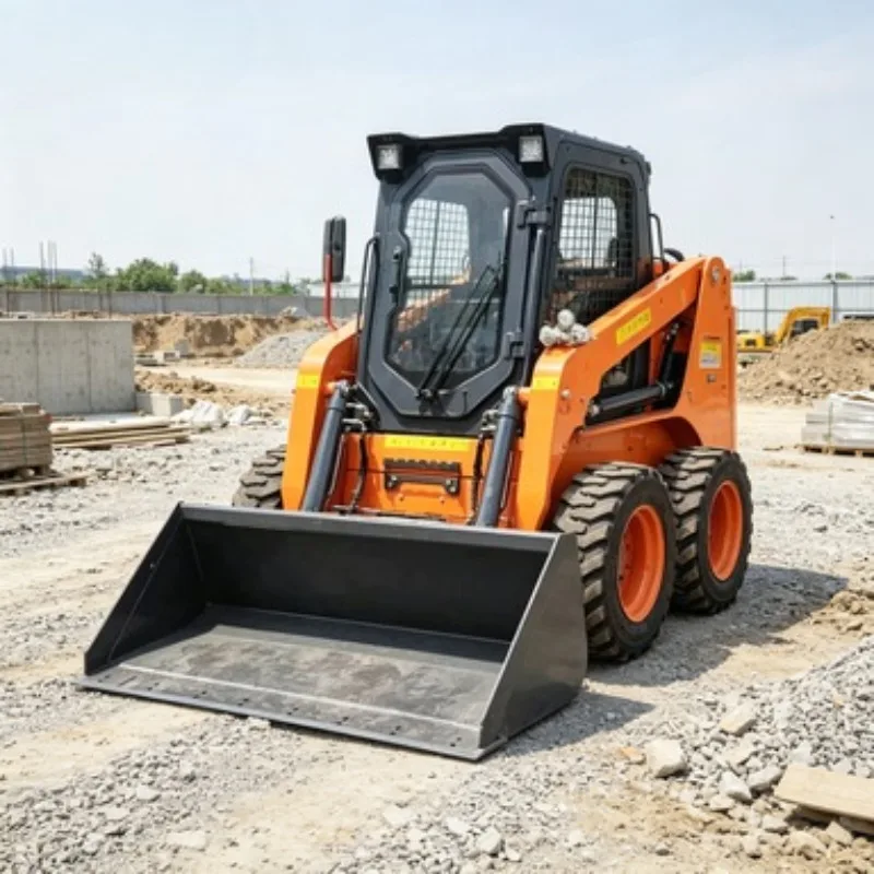 Skid Steer Loader Rubber Track Skid Steer Mini Wheel Loader CE EPA EuroV Certified Municipal
Skid Steer Loader Rubber Track Skid Steer Mini Wheel Loader CE EPA EuroV Certified Municipal