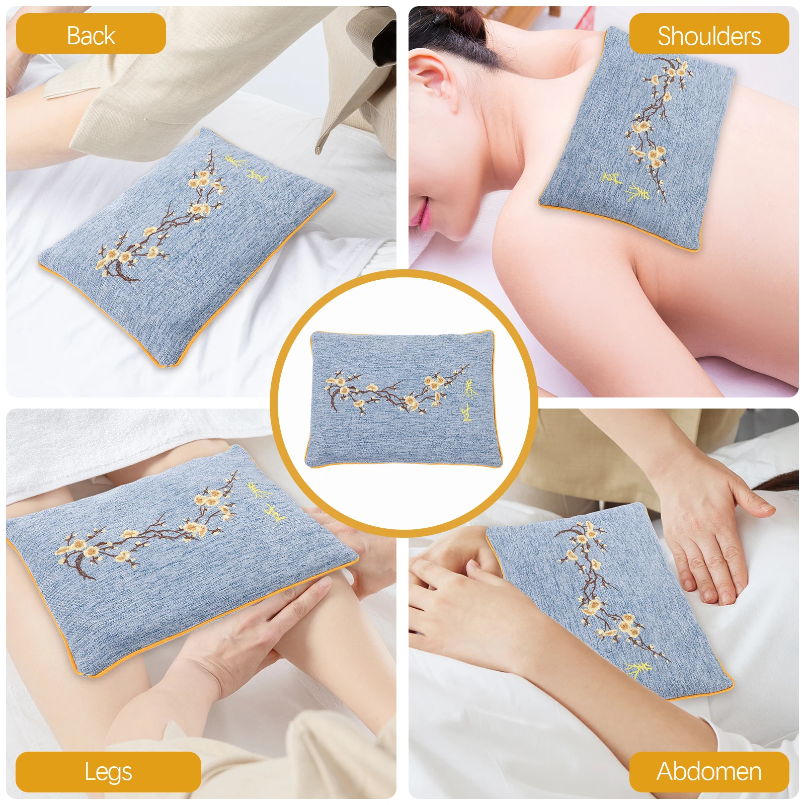 Microwavable Neck Wrap Blue Cotton Linen Classic Sea Salt Heating Pad for Neck Shoulder Pain Relief Reusable Miss
Microwavable Neck Wrap Blue Cotton Linen Classic Sea Salt Heating Pad for Neck Shoulder Pain Relief Reusable Miss