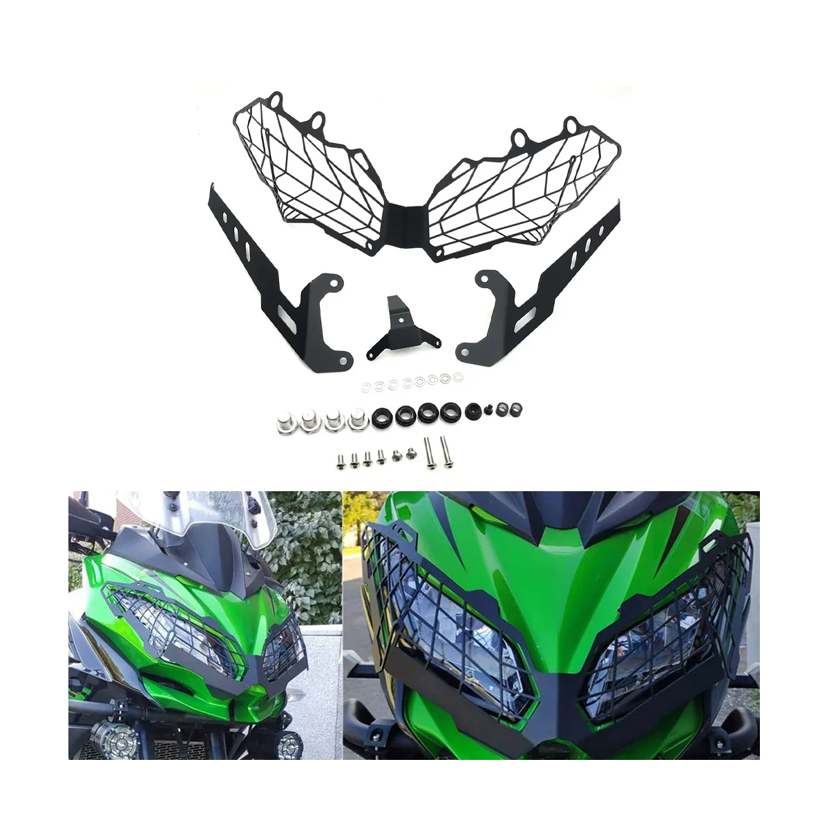 Motorcycle Headlight Protector Guard Headlight Protection Grill Cover for VERSYS1000 1000
Motorcycle Headlight Protector Guard Headlight Protection Grill Cover for VERSYS1000 1000