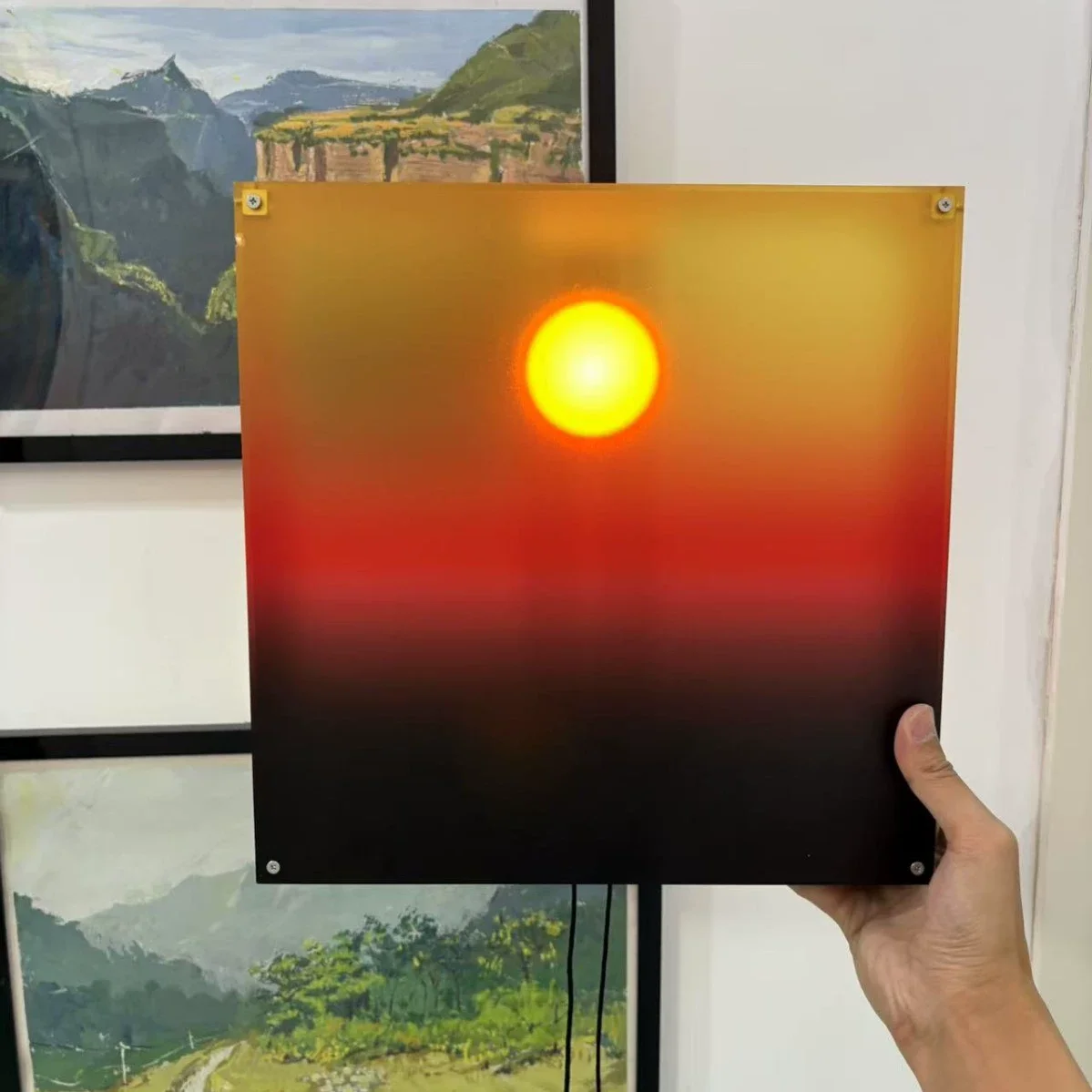Wall Light That Moves With The Sun Sunset Ambient Lighting Gradient Acrylic Wall Lamp For Home Living Room Bedroom
Wall Light That Moves With The Sun Sunset Ambient Lighting Gradient Acrylic Wall Lamp For Home Living Room Bedroom