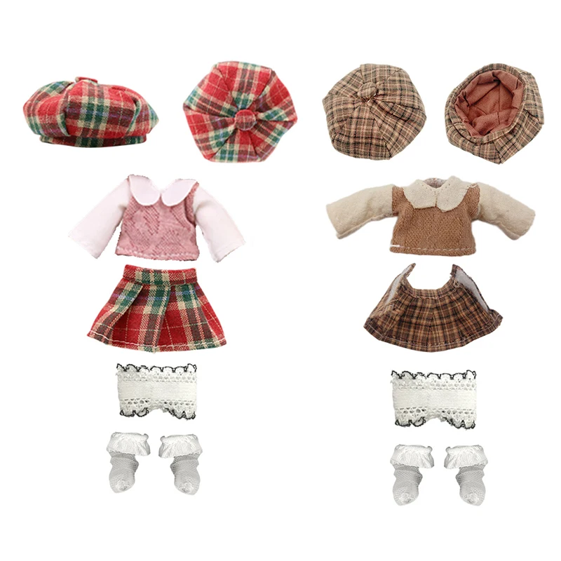 BJD Doll Accessories Multicolor Clothes for Dolls Dress JK Skirt White Uniform Clothes Suit Suitable for 1/12 Bjd Doll Kids Toy
BJD Doll Accessories Multicolor Clothes for Dolls Dress JK Skirt White Uniform Clothes Suit Suitable for 1/12 Bjd Doll Kids Toy