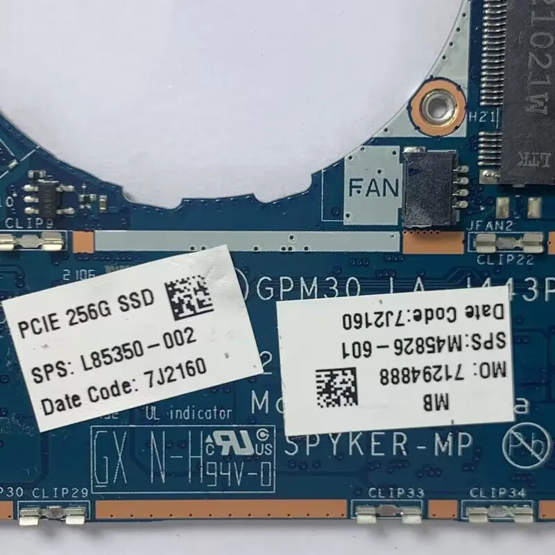 For HP 1030 G8 1040 G8 M45826-001 M45826-501 M45826-601 L85350-002 W/SRK05 I5-1135G7 CPU LA-J443P Laptop Motherboard 100% Tested
For HP 1030 G8 1040 G8 M45826-001 M45826-501 M45826-601 L85350-002 W/SRK05 I5-1135G7 CPU LA-J443P Laptop Motherboard 100% Tested