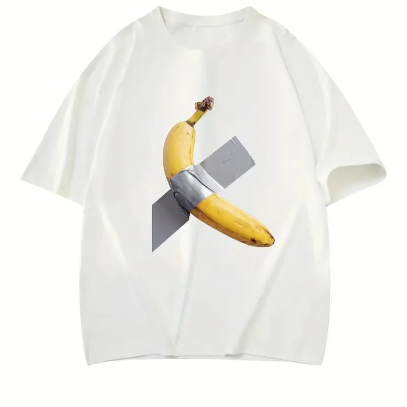 Y2K summer banana print women's T-shirt casual breathable top large size T-shirt women's short-sleeved T-shirt women's clothing
Y2K summer banana print women's T-shirt casual breathable top large size T-shirt women's short-sleeved T-shirt women's clothing