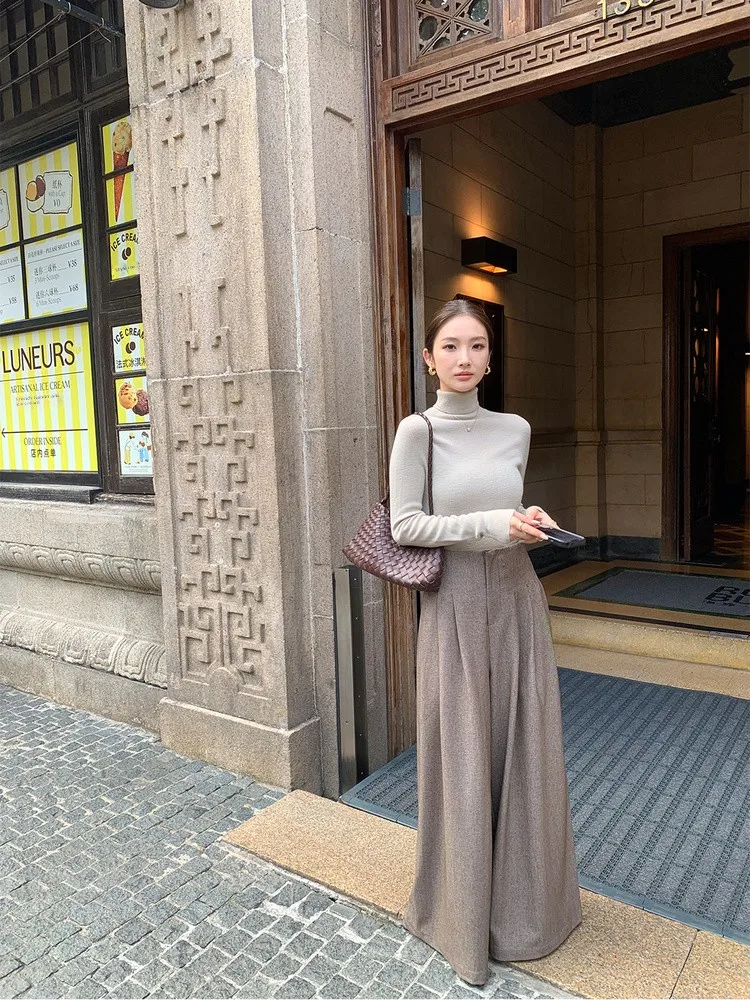 WTT Women's Loose Wide Leg Pants Straight Cut Casual Trousers Pred Pleat Sle Faionable Comfortable Breathable
WTT Women's Loose Wide Leg Pants Straight Cut Casual Trousers Pred Pleat Sle Faionable Comfortable Breathable