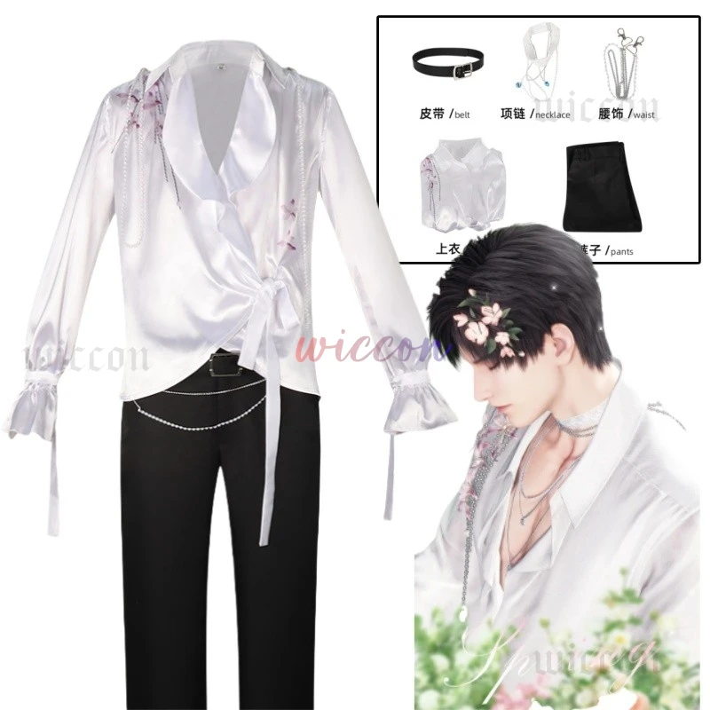 Love and Deepspace Zayne Cosplay Costume Flower Shirt Pants Fragrant Possession Uniform Necklace New Halloween Men Customized
Love and Deepspace Zayne Cosplay Costume Flower Shirt Pants Fragrant Possession Uniform Necklace New Halloween Men Customized