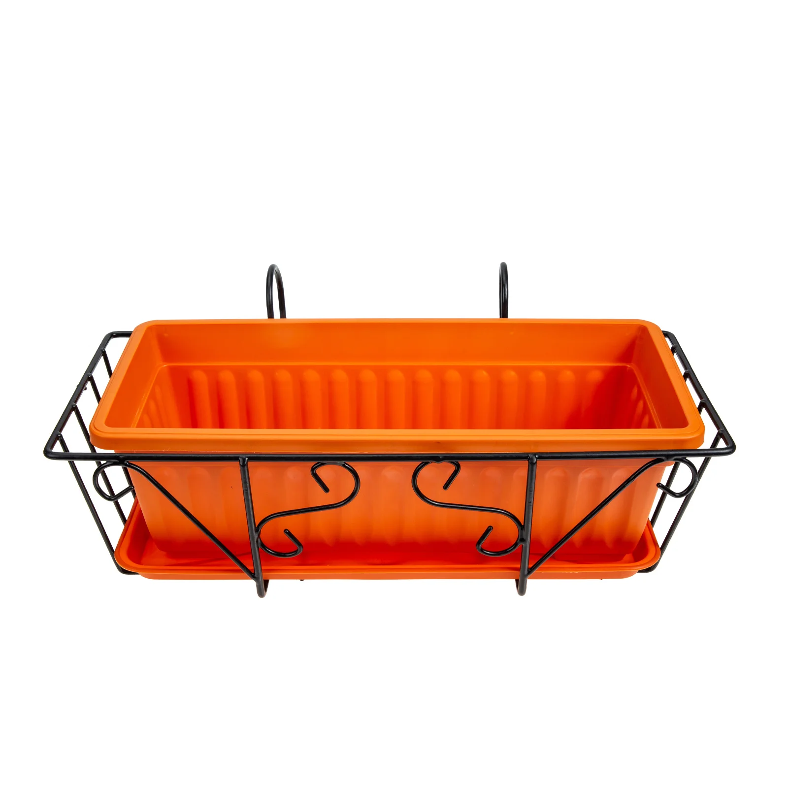 1 Set Hanging Stand Balcony Railing Planting Pot With Tray Outdoor Indoor Garden Decoration Flower Container Planter Bonsai Pots
1 Set Hanging Stand Balcony Railing Planting Pot With Tray Outdoor Indoor Garden Decoration Flower Container Planter Bonsai Pots