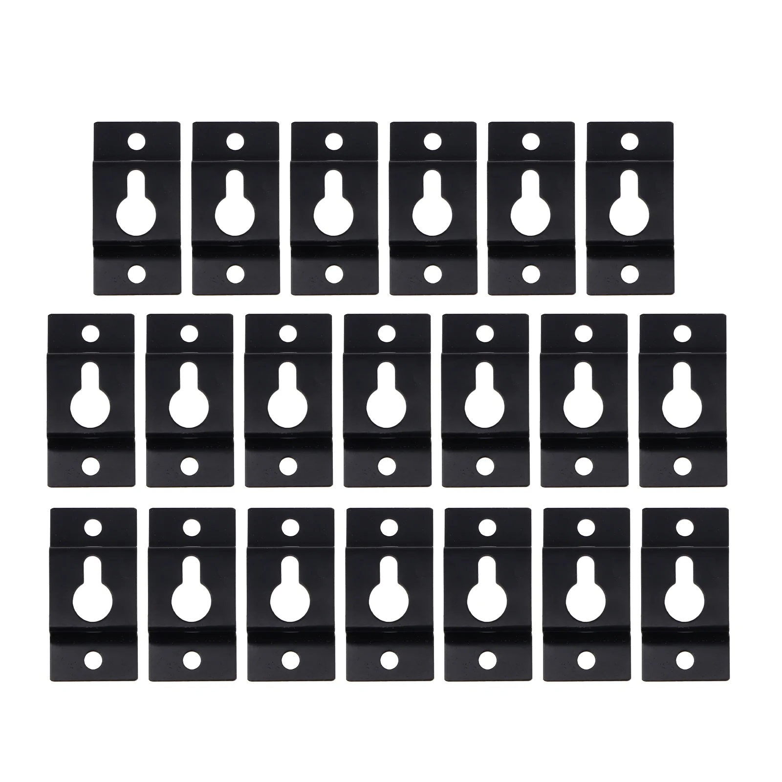 20 Pcs Speaker Small Square Hanging Piece Bracket Soundbars Keyhole Hanger Hooks for Heavy Duty Shelf Brackets Clothes
20 Pcs Speaker Small Square Hanging Piece Bracket Soundbars Keyhole Hanger Hooks for Heavy Duty Shelf Brackets Clothes