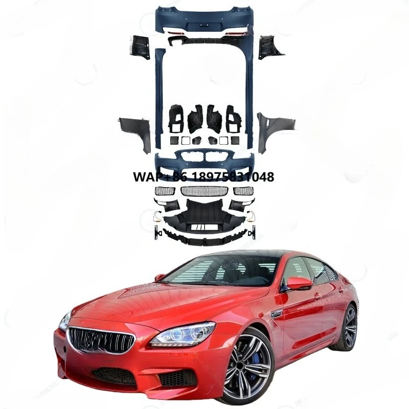 Car Bumper for Gran Coupe 2011-2018 F06 F12 F13 to MT Body Kit M Sport Front Bumper Side Skirt Rear Bumper
Car Bumper for Gran Coupe 2011-2018 F06 F12 F13 to MT Body Kit M Sport Front Bumper Side Skirt Rear Bumper