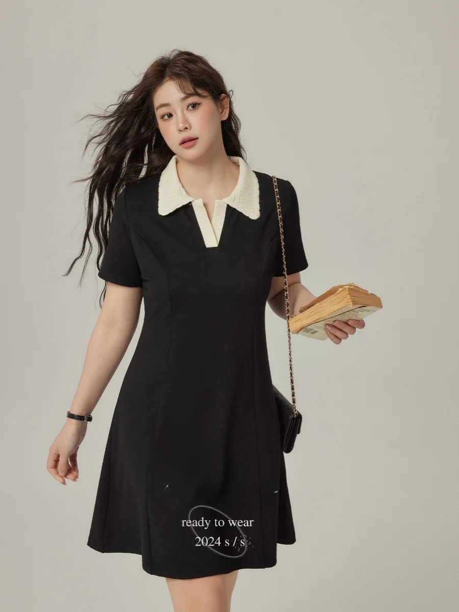 plus Size Summer New Collar Dress Casual Color Block High Waist Slimming A-Line Skirt for Women Commute Style Polyester ...
plus Size Summer New Collar Dress Casual Color Block High Waist Slimming A-Line Skirt for Women Commute Style Polyester ...