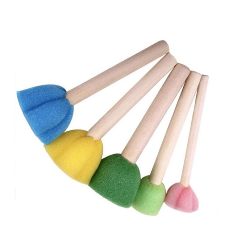 Mess Painting Sponge Children's Painting Supplies Roller Paint Brush Sponge Brush 5 Piece Set for Kids
Mess Painting Sponge Children's Painting Supplies Roller Paint Brush Sponge Brush 5 Piece Set for Kids