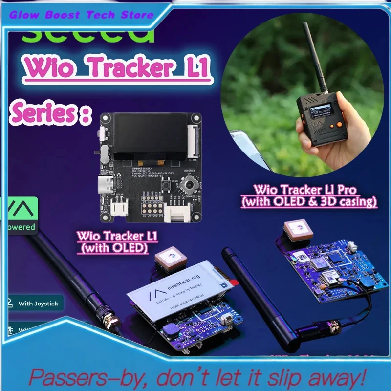 Glow L1 Series, Scalable Meshtastic Node LoRa (862–930 MHz), Wio Tracker L1 / E-Ink /Pro /Lite,NRF52840 L76K G
Glow L1 Series, Scalable Meshtastic Node LoRa (862–930 MHz), Wio Tracker L1 / E-Ink /Pro /Lite,NRF52840 L76K G
