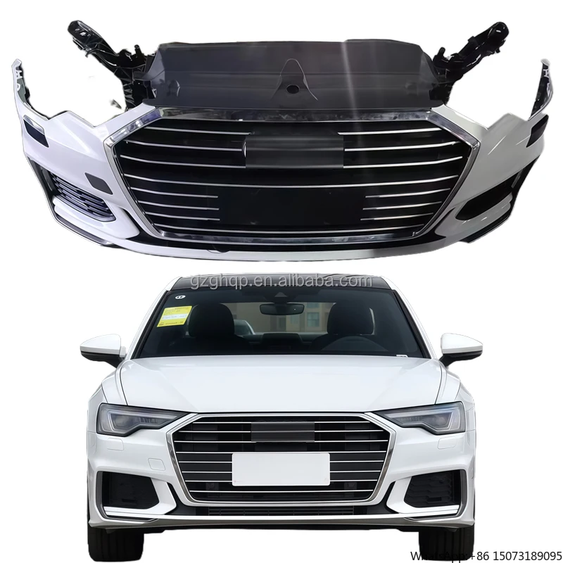Original Front Nose Kit Bumper Grille White Front Bumper with Cooling System Bracket for A6L C8 2019-2022 Body Kit
Original Front Nose Kit Bumper Grille White Front Bumper with Cooling System Bracket for A6L C8 2019-2022 Body Kit