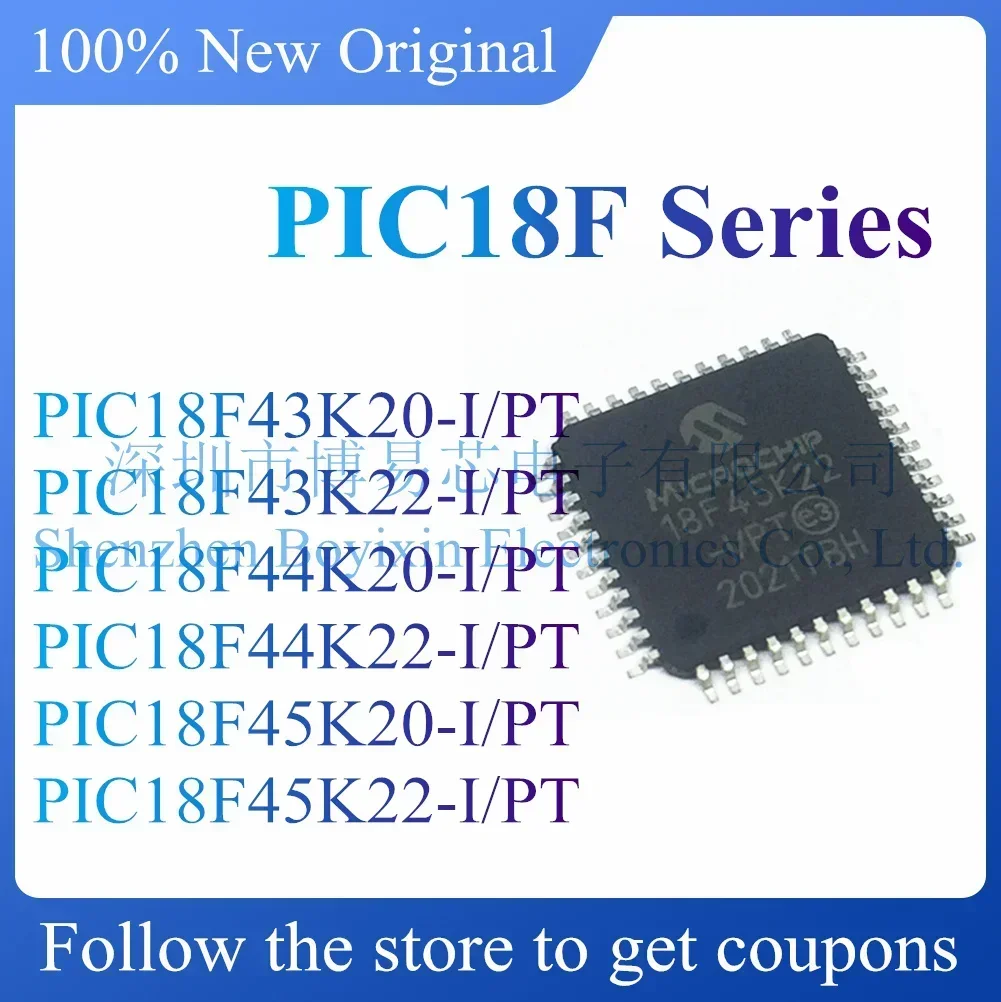 PIC18F43K20 PIC18F43K22 PIC18F44K20 PIC18F44K22 PIC18F45K20 PIC18F45K22-I/PT Original Product
PIC18F43K20 PIC18F43K22 PIC18F44K20 PIC18F44K22 PIC18F45K20 PIC18F45K22-I/PT Original Product