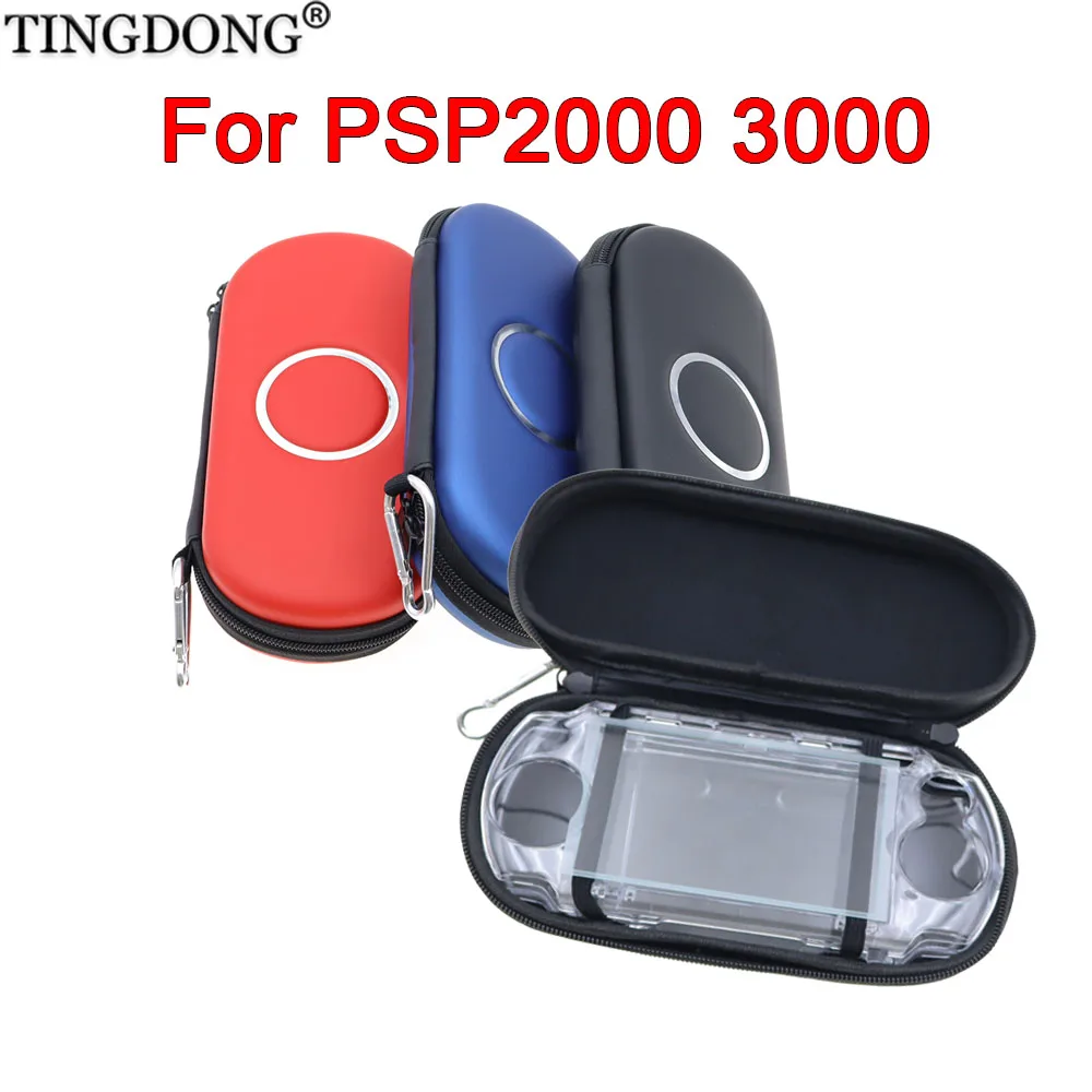 Hard EVA Protective Case + Clear Crystal Cover + Plastic/Glass Lens Set For PSP 2000 3000 Game Console, Travel Storage Bag
Hard EVA Protective Case + Clear Crystal Cover + Plastic/Glass Lens Set For PSP 2000 3000 Game Console, Travel Storage Bag