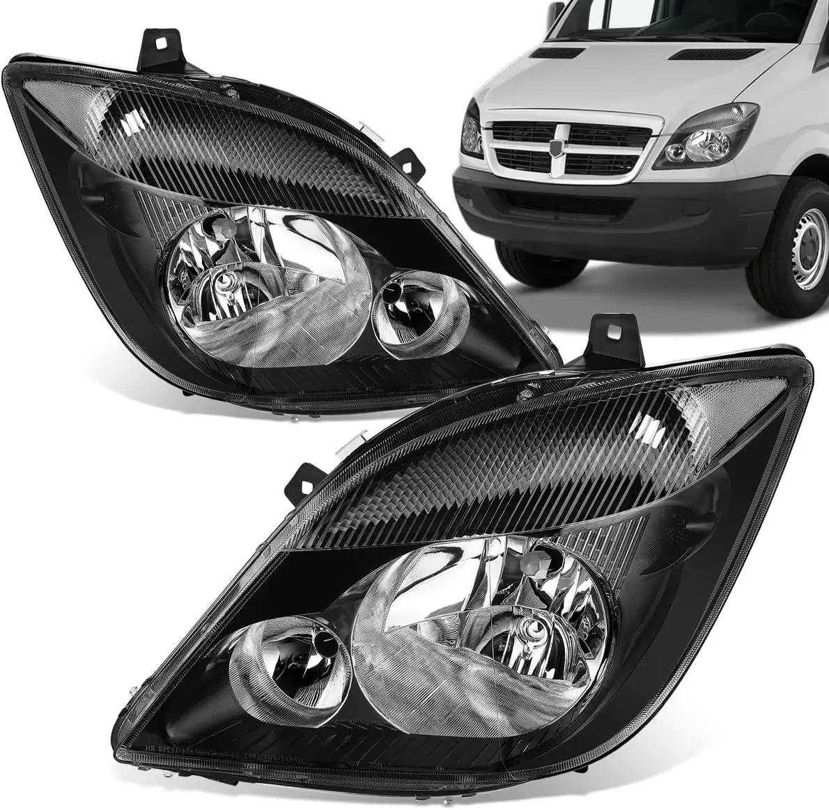 Фара в сборе, совместимая с Dodge Freightliner Mercedes Benz Sprinter 2007-2013, черный корпус, прозрачный угловой водитель и Pas
Фара в сборе, совместимая с Dodge Freightliner Mercedes Benz Sprinter 2007-2013, черный корпус, прозрачный угловой водитель и Pas
