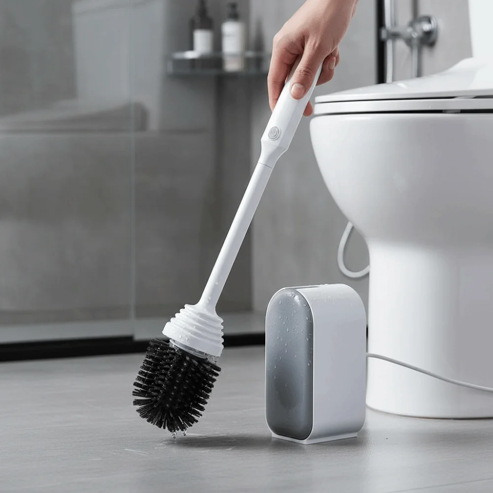 Electric Electric Toilet Brush Intelligent Smart Intelligent Toilet Brush With Storage Base No Dead Angle No Blind Spots Brush
Electric Electric Toilet Brush Intelligent Smart Intelligent Toilet Brush With Storage Base No Dead Angle No Blind Spots Brush