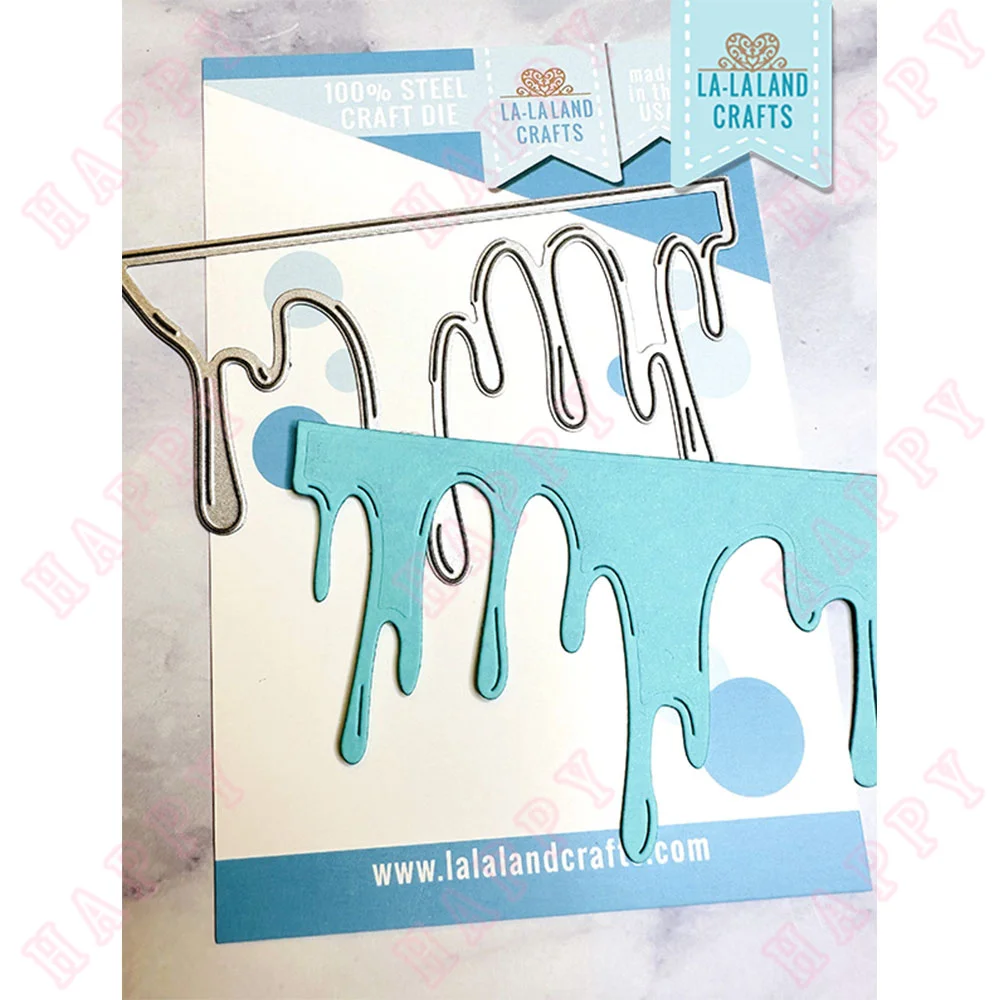 Metal Cutting Dies Paint Drip Border For Scrapbooking Diary Decoration Paper Craft Embossing Template DIY Greeting Card Handmade
Metal Cutting Dies Paint Drip Border For Scrapbooking Diary Decoration Paper Craft Embossing Template DIY Greeting Card Handmade