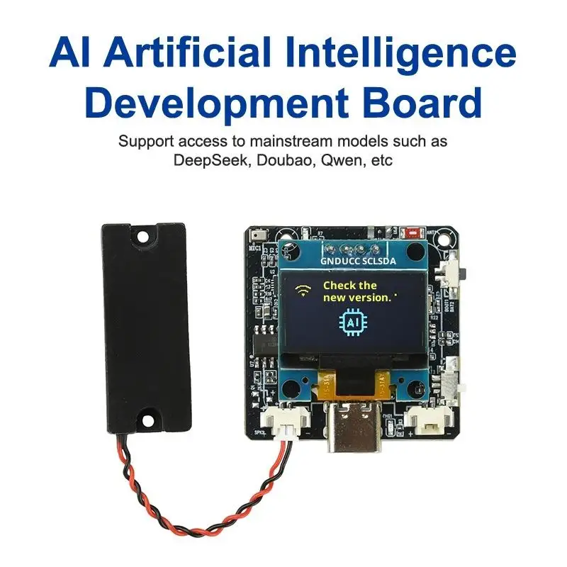SP32-C3 Development Board AI Dialogue Voice Module AI Voice Sensor Module With 0.96 Inch Screen For Deepseek/Xiaozhi