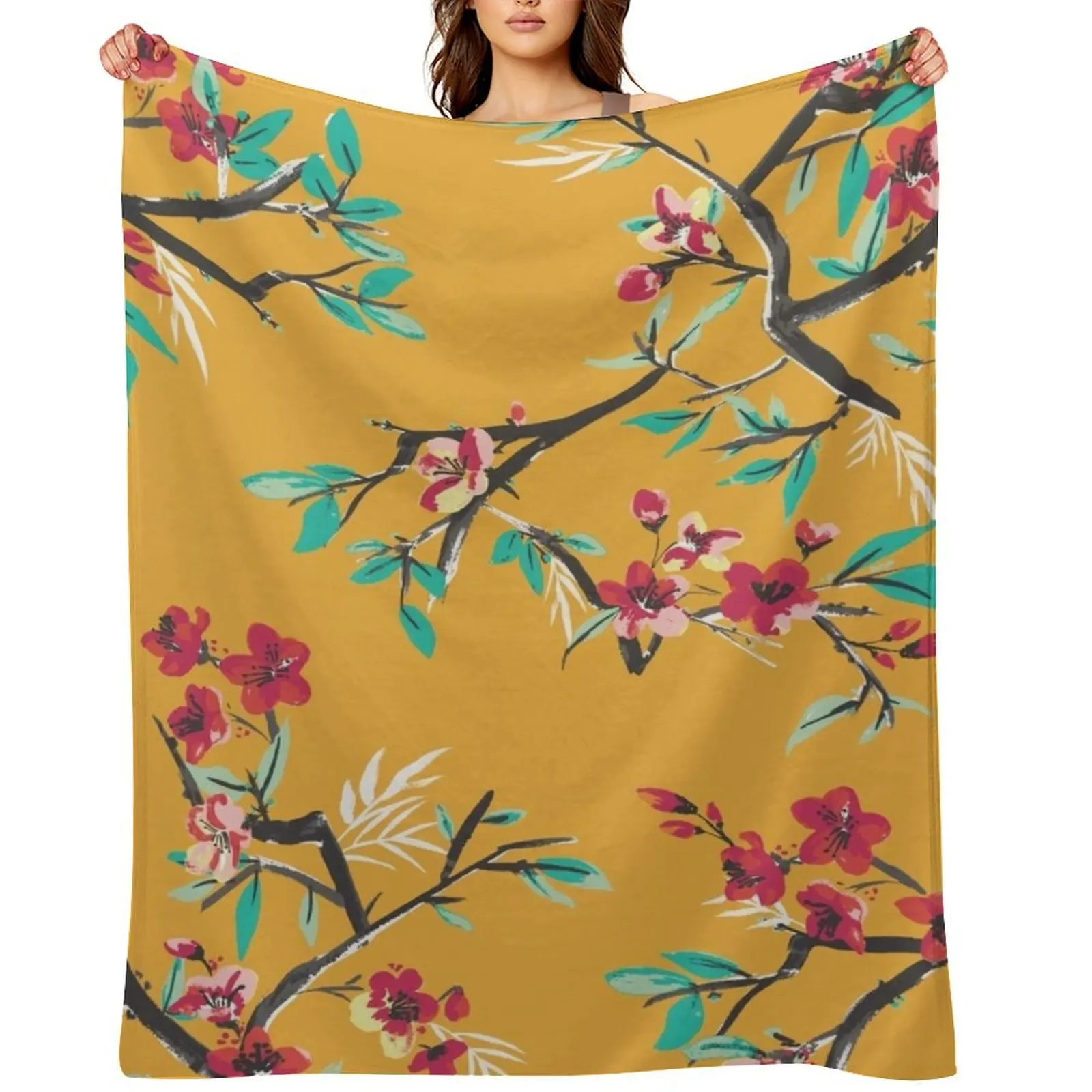 Japanese blossom Throw Blanket Sleeping Bag Vintage Summer Luxury Blankets
Japanese blossom Throw Blanket Sleeping Bag Vintage Summer Luxury Blankets
